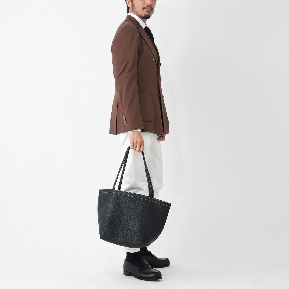 THE ROW ザ ロウ トートバッグ/PARK TOTE THREE STITCH ポーチ付き