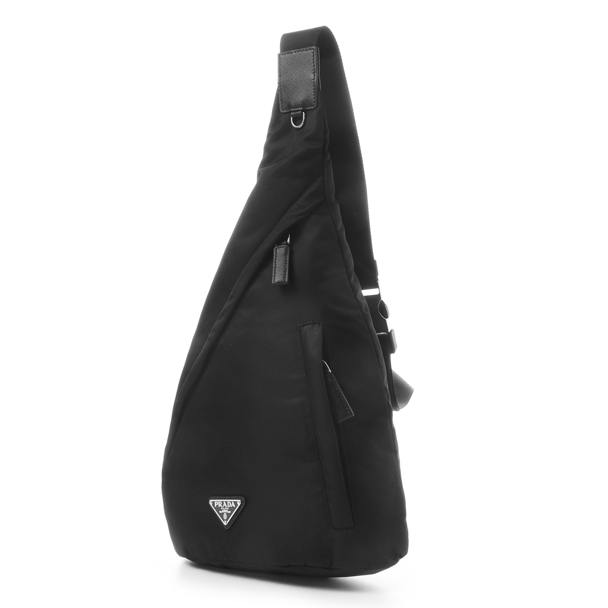 PRADA プラダ ショルダーバッグ/ボディバッグ/Re-Nylonxレザー ワン