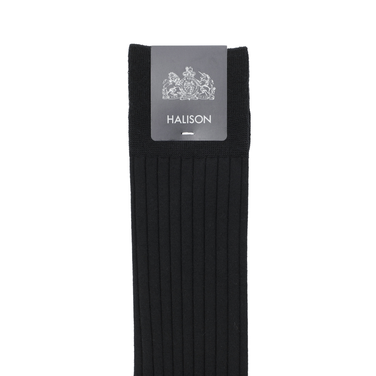 『ネコポス対応(5点まで)』HALISON ハリソン 靴下/ソックス/NZメリノ ハイゲージ リブソックス CL 相当サイズ:25〜26cm メンズ
