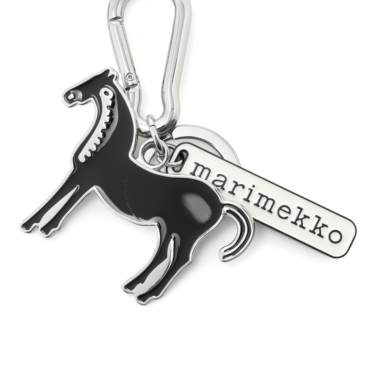 marimekko マリメッコ キーチャーム/バッグチャームモチーフ/Musta