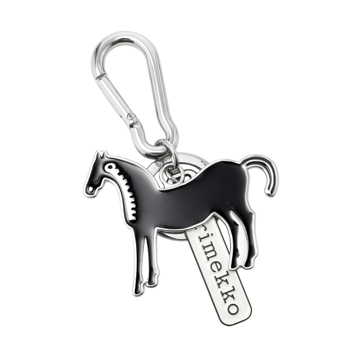 marimekko マリメッコ キーチャーム/バッグチャームモチーフ/Musta