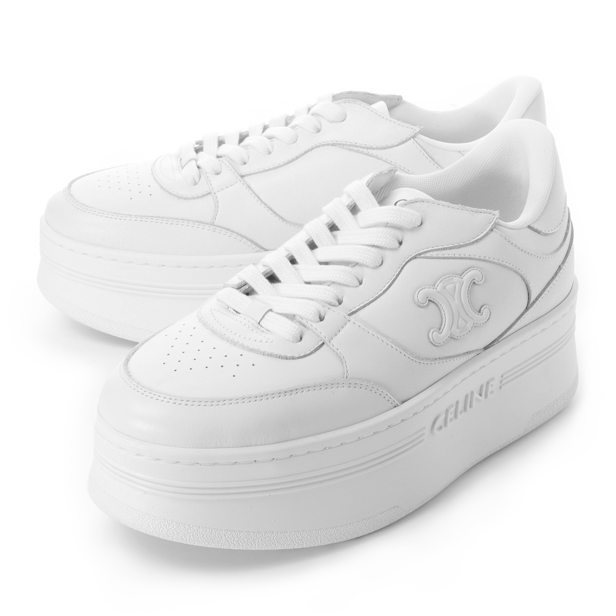 CELINE セリーヌ スニーカー/BLOCK WEDGE SNEAKER WITH TRIOMPHE PATCH