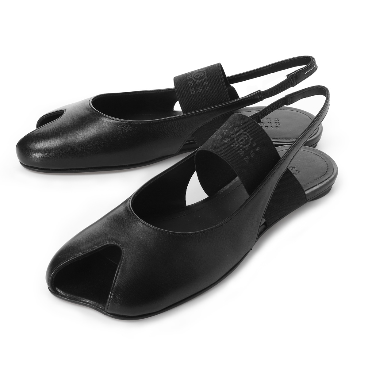 MM6 Maison Margiela エムエム 6 メゾンマルジェラ フラットサンダル/スリングバックシューズ/ANATOMIC NUMERIC SLINGBACK アナトミック ニューメリック スリングバック【大きいサイズあり】 レディース