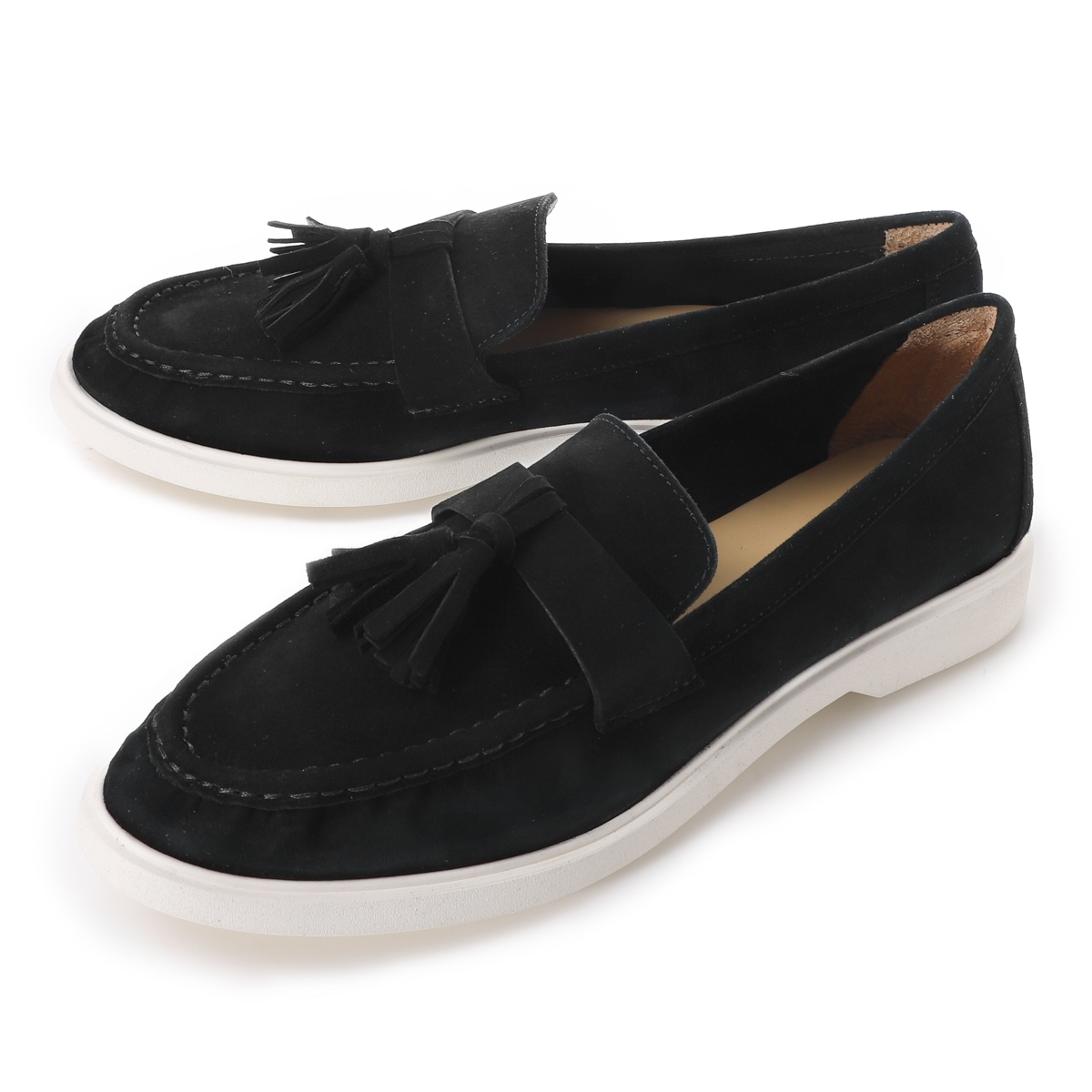 PASCUCCI パスクッチ タッセルローファー/CHIC スエード モールド