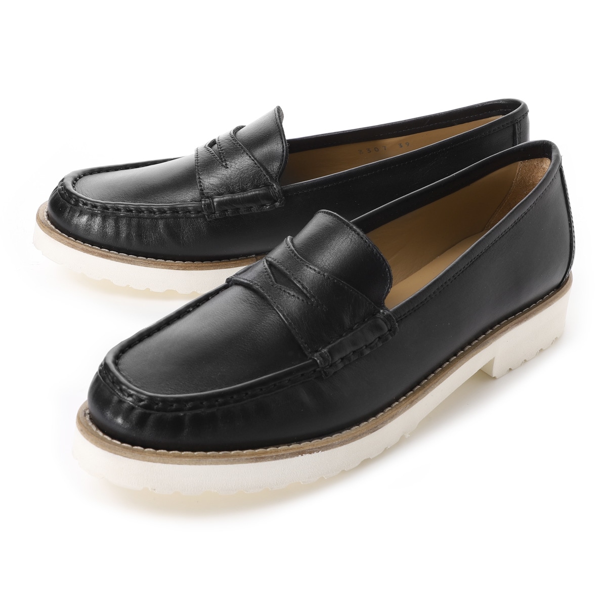 PASCUCCI パスクッチ ローファー/コインローファー/ZOE モールドソール 軽量 オフィスカジュアル【大きいサイズあり】 レディース