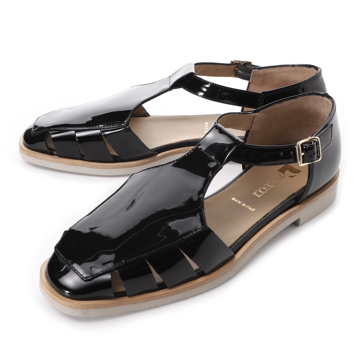 PASCUCCI パスクッチ サンダル/グルカサンダル/SMART エナメル