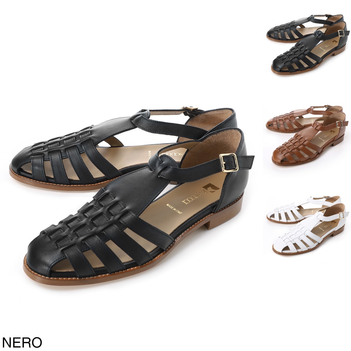 PASCUCCI パスクッチ グルカサンダル/CHIC ストラップ【大きいサイズ