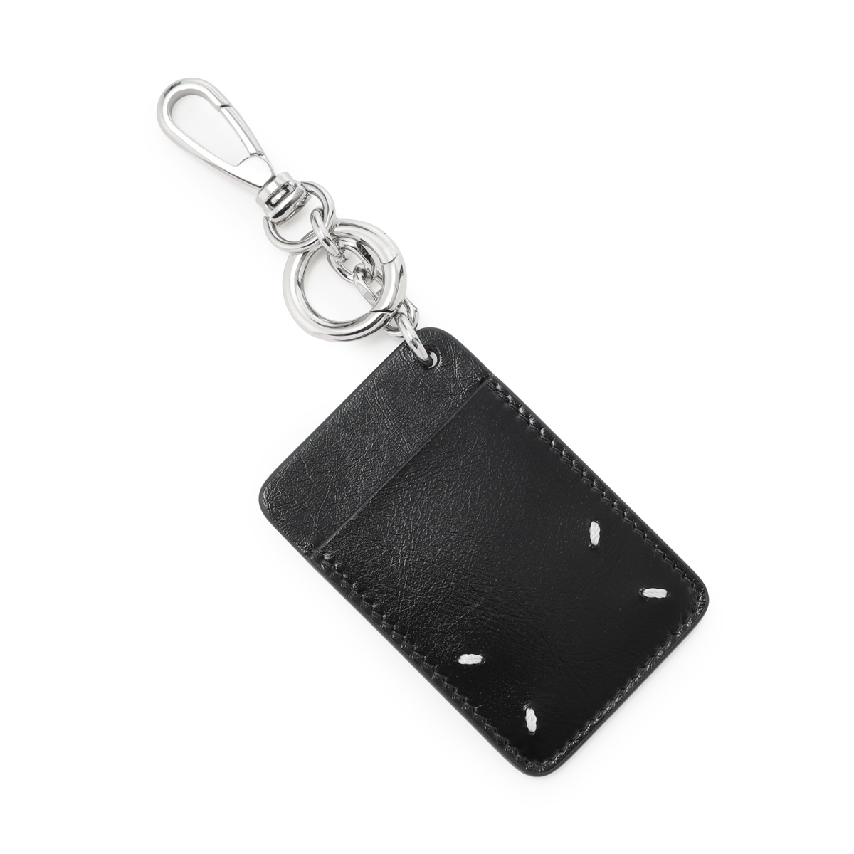 も*️様 Maison Margiela ブルー キーリングホルダー Maison Margiela メゾンマルジェラ キーリング/カードホルダー付き