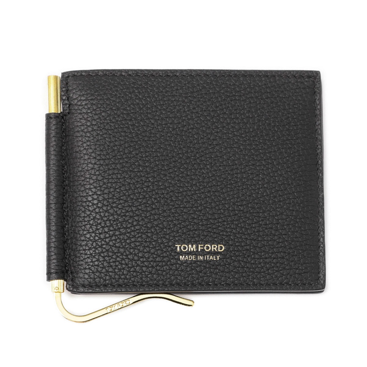 TOM FORD トムフォード マネークリップ/二つ折り財布 小銭入れ無し/T LINE MONEY CLIP WALLET メンズ