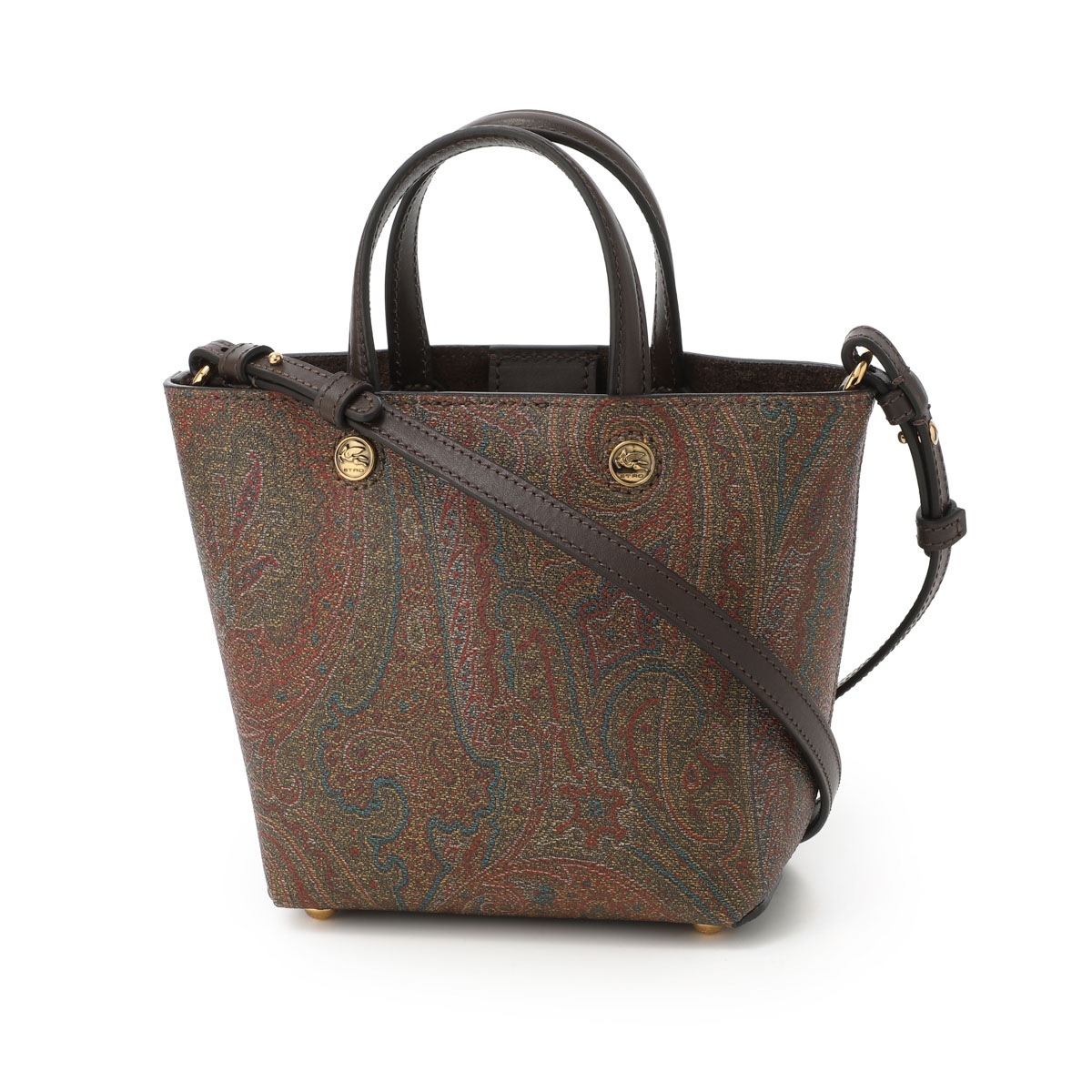 美品 希少 ETRO エトロ スエード クロコ 型押し バケツ ショルダー