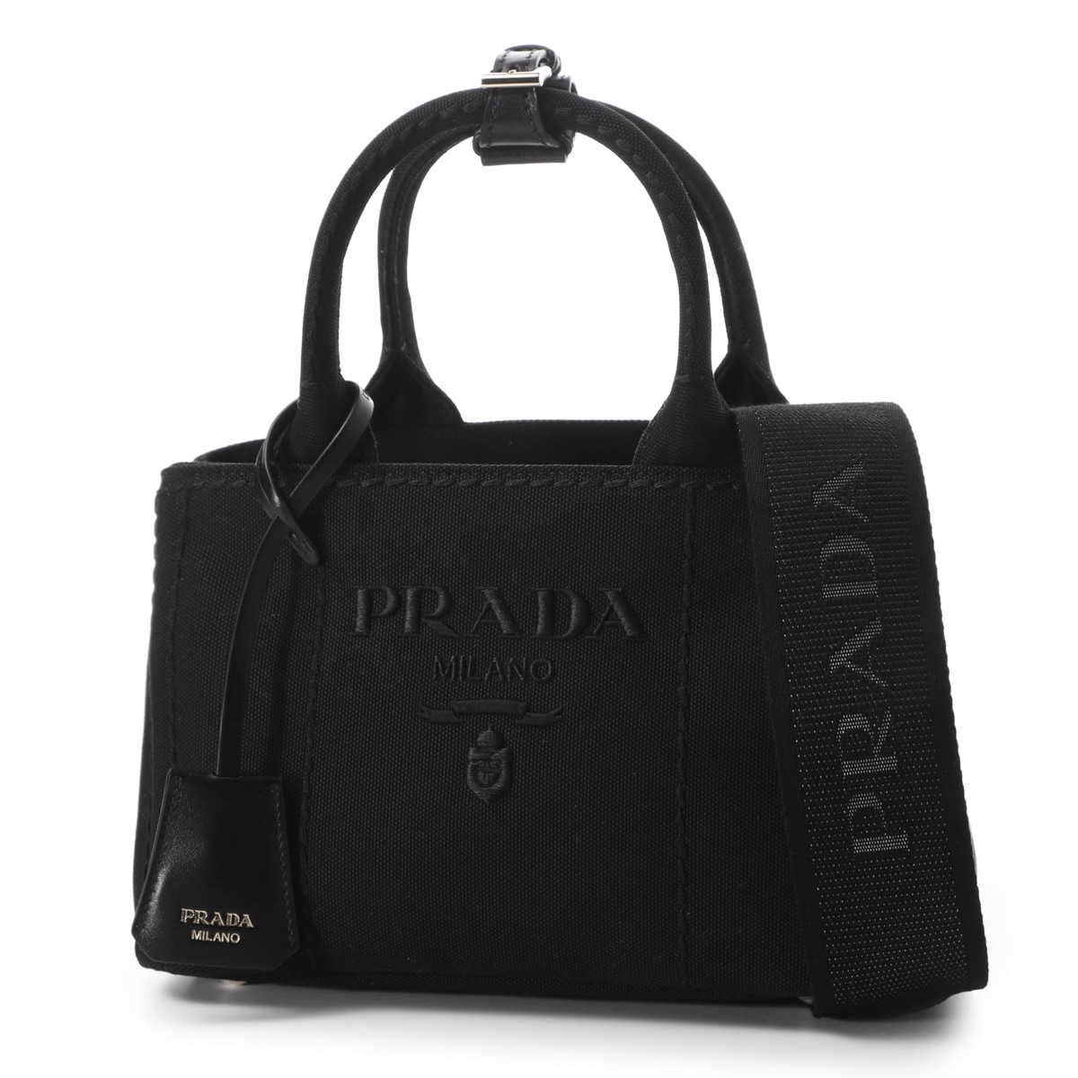PRADA プラダ ハンドバッグ 3WAY/ショルダーバッグ/CANAPA RICAMO カナパ レディース