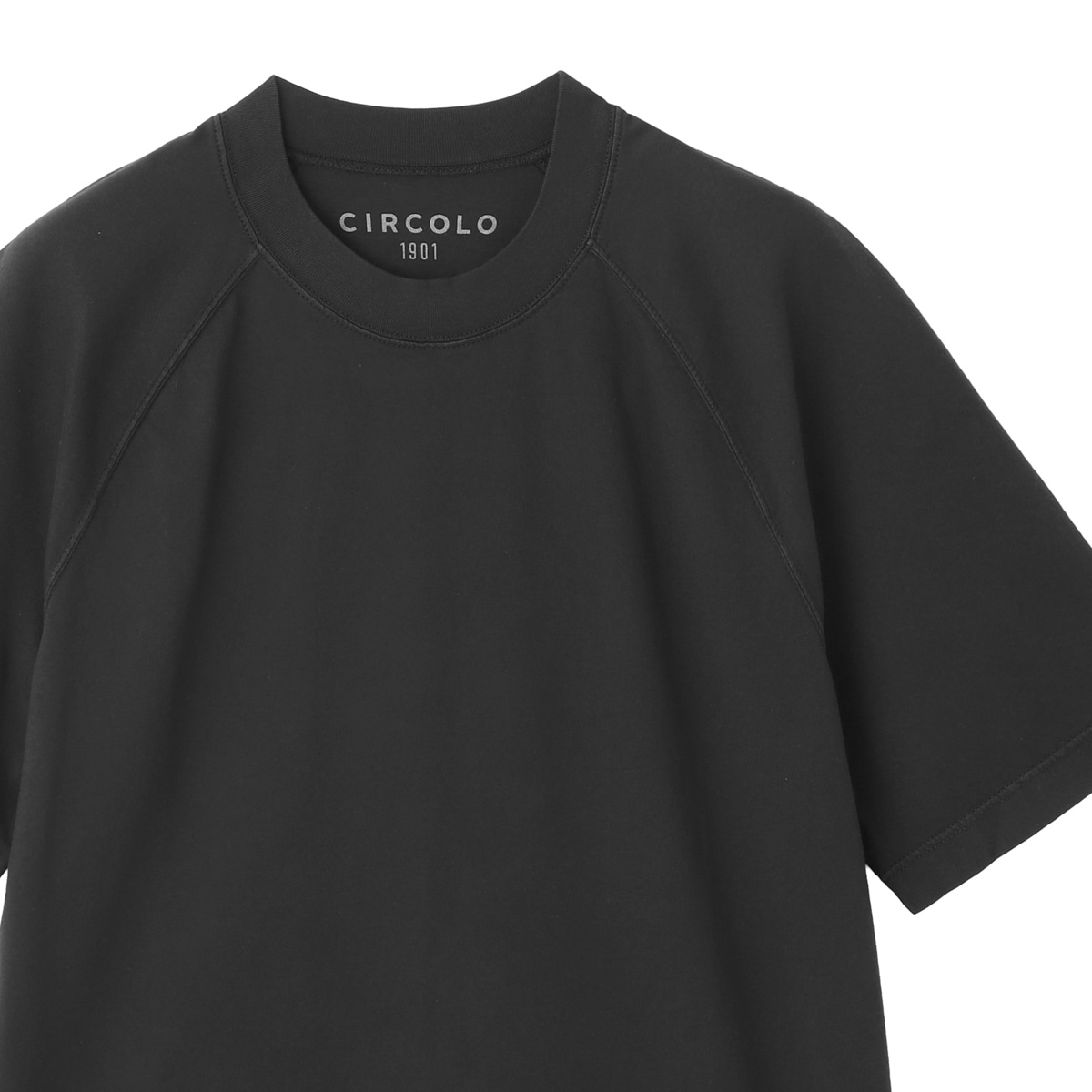 『ネコポス対応(1点まで)』CIRCOLO 1901 チルコロ クルーネックTシャツ/T-SHIRT RAGLAN JERSEY LIGHT TINTO CAPO メンズ