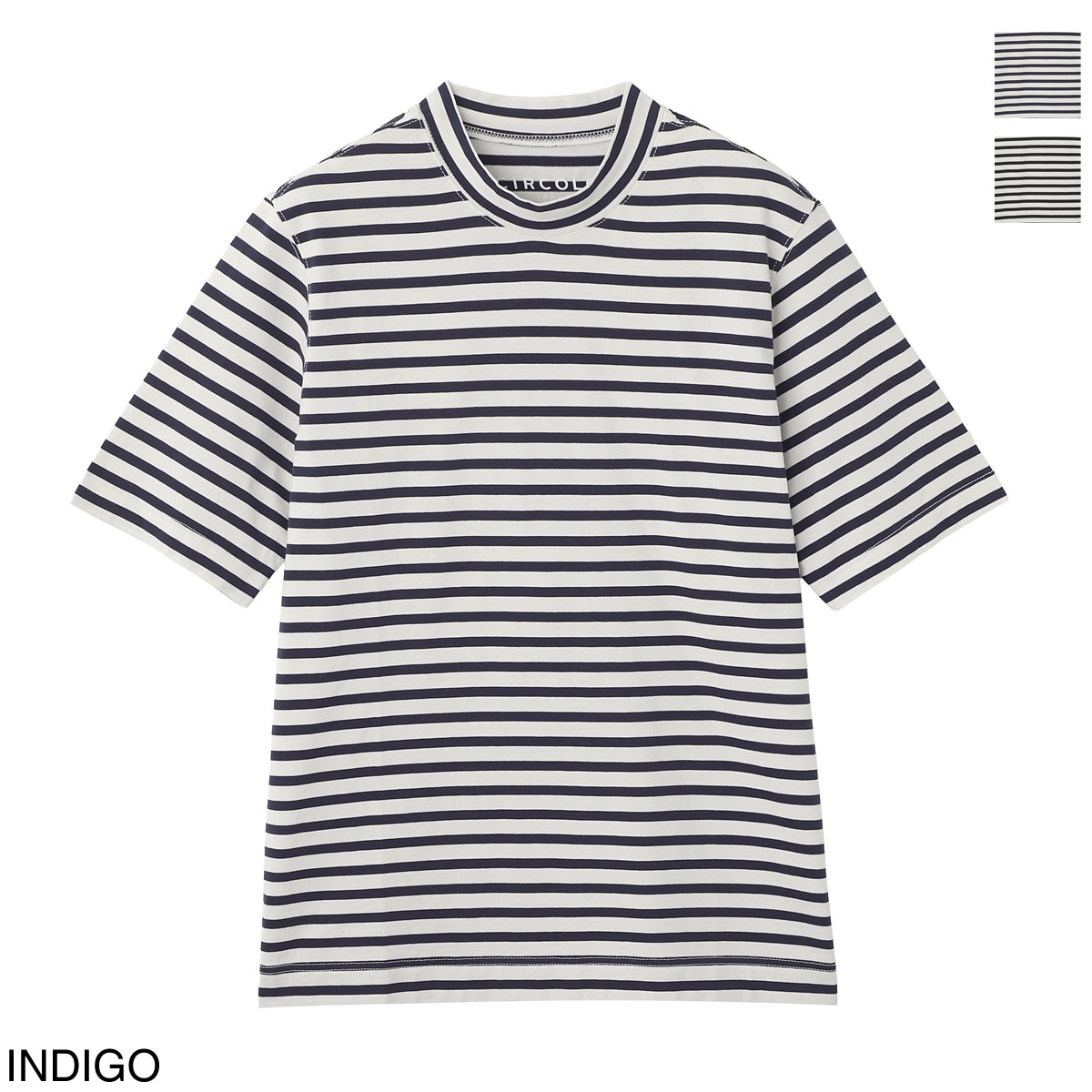 『ネコポス対応(1点まで)』CIRCOLO 1901 チルコロ クルーネックTシャツ/T-SHIRT JERSEY SMALL RIGA メンズ