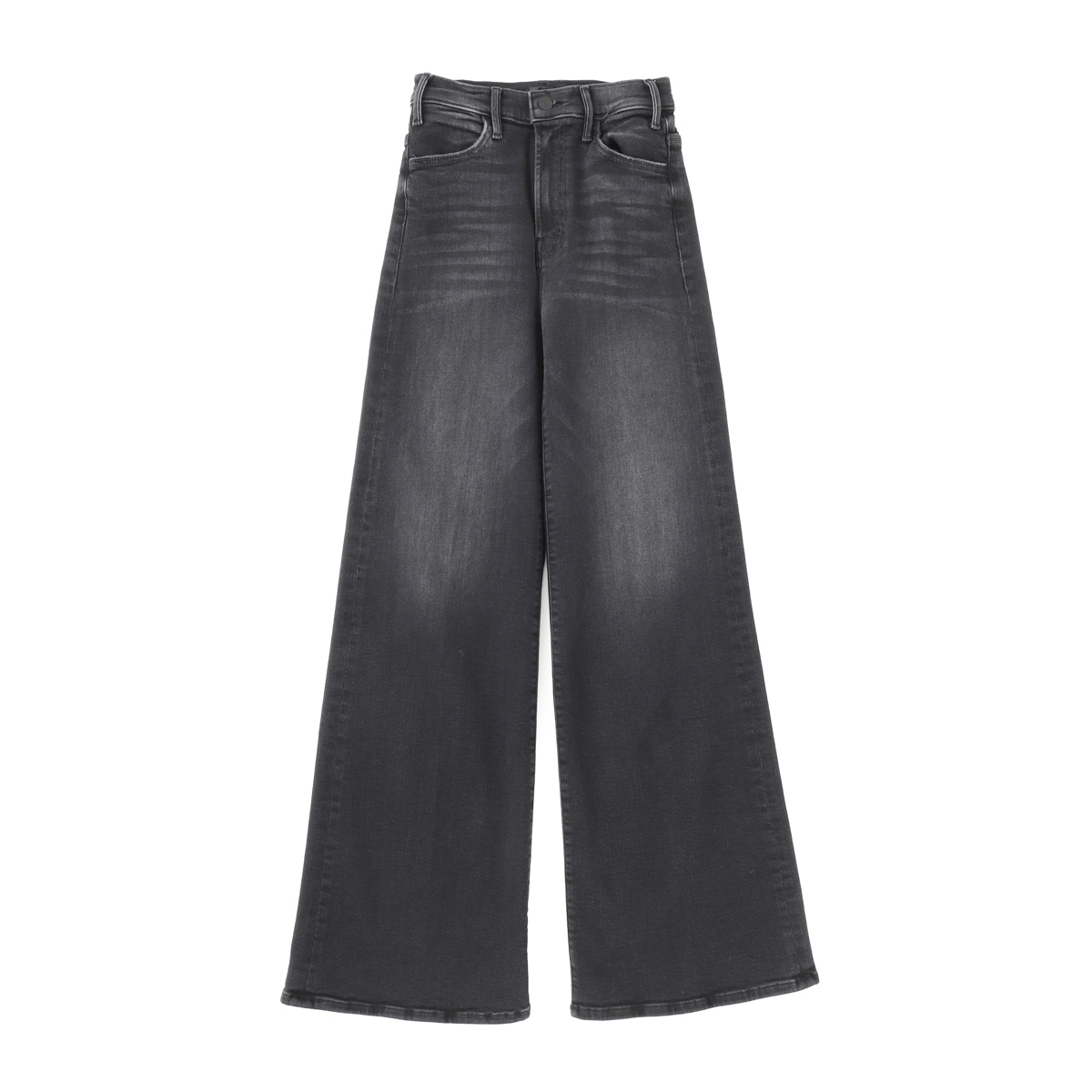 MOTHER マザー ジップフライジーンズ/ワイドフレアジーンズ/THE HUSTLER ROLLER SNEAK ワイド ストレート フレアデニムパンツ レディース