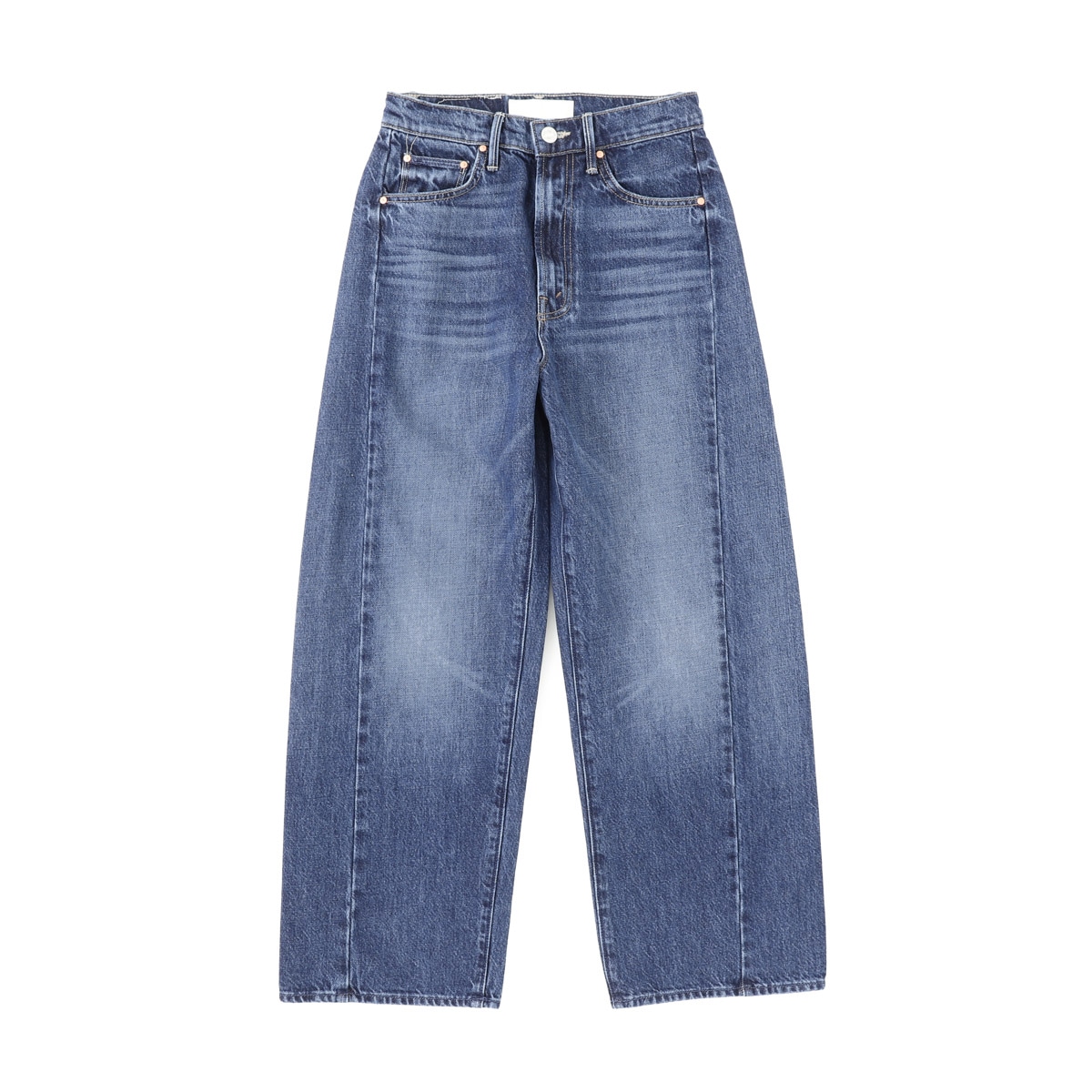 MOTHER マザー ジップフライジーンズ/THE HALF PIPE ANKLE ワイドカーブ デニムパンツ アンクル丈 レディース