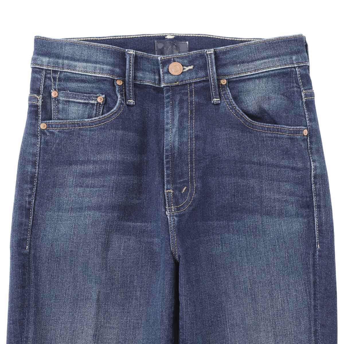 MOTHER マザー ジップフライジーンズ/フレアジーンズ/THE INSIDER CROP