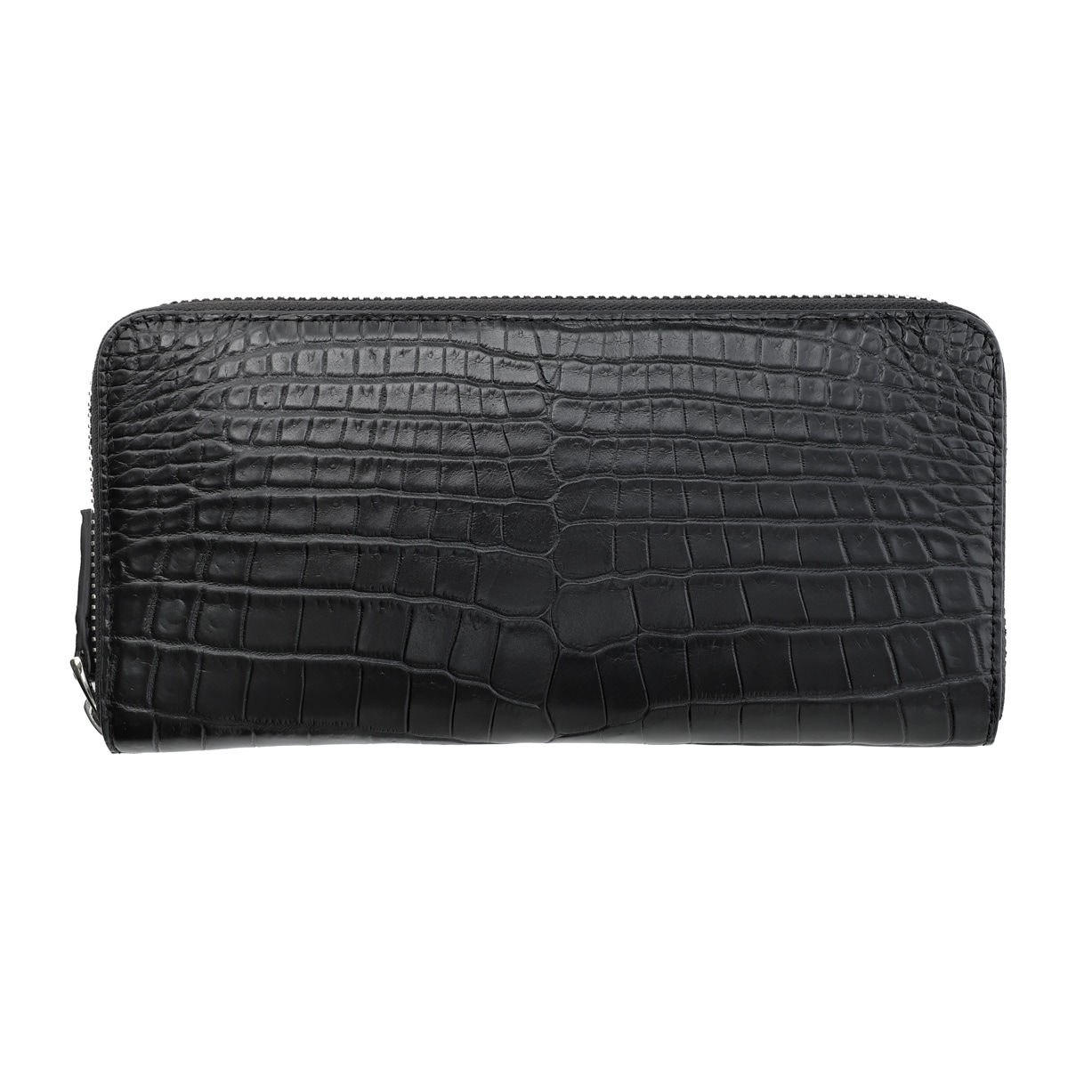 DASE デイス ラウンドファスナー 長財布 小銭入れ付き/マットクロコダイル ラウンドファスナー長財布