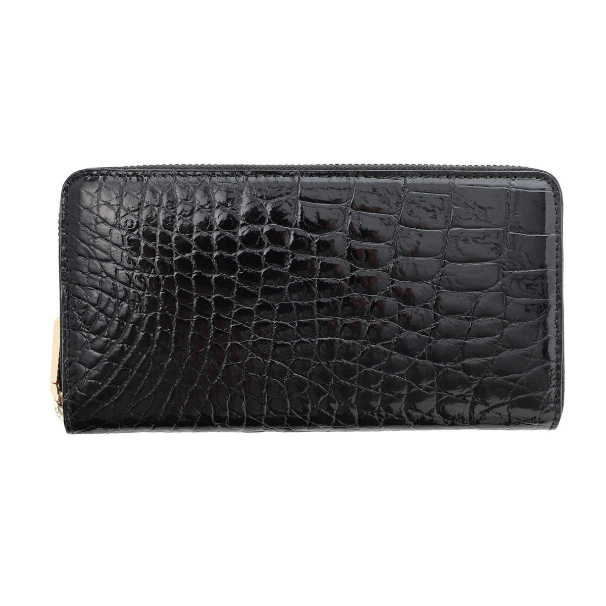 DASE デイス ラウンドファスナー 長財布 小銭入れ付き/クロコダイル ラウンドファスナー長財布