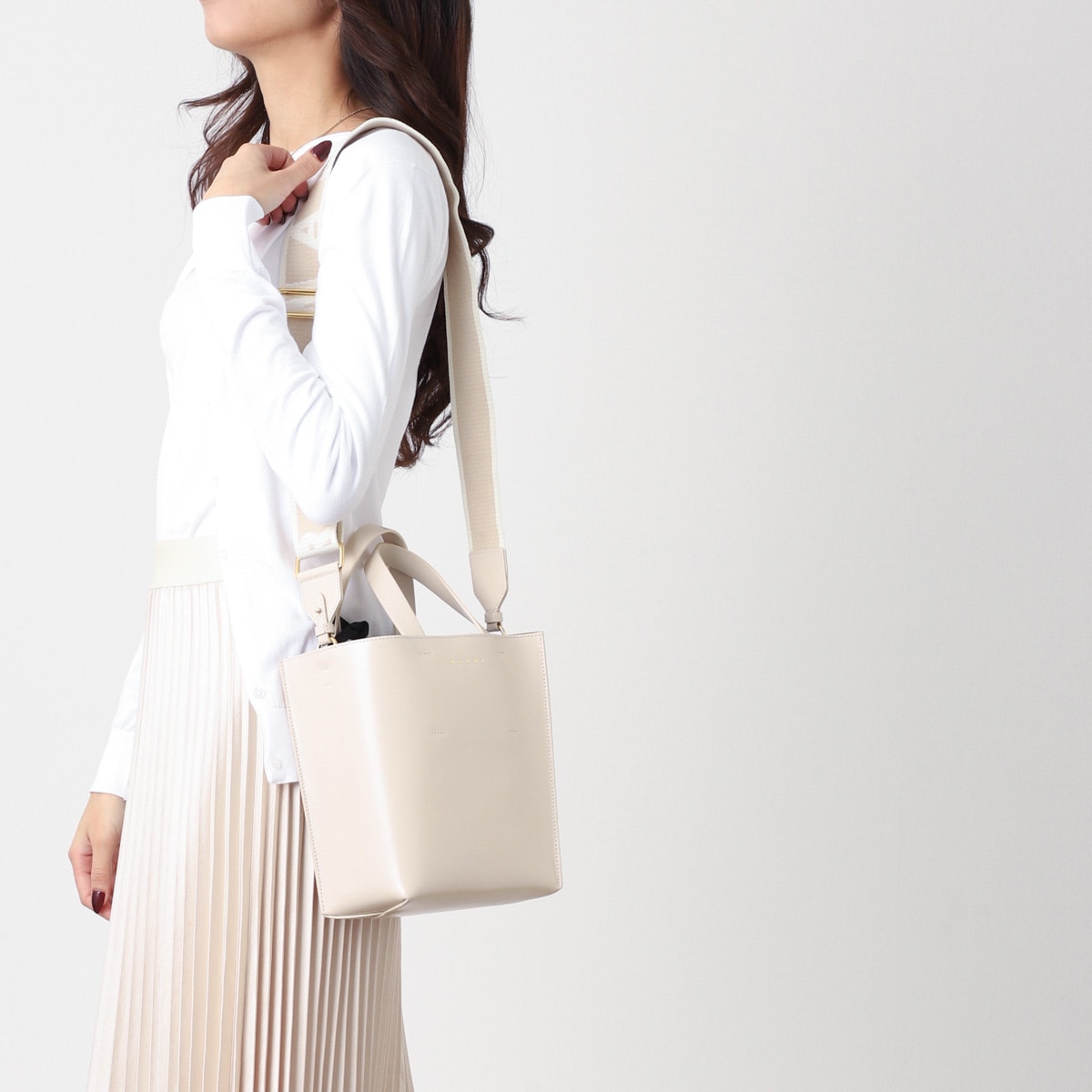 MARNI マルニ トートバッグ 3WAY/ショルダーバッグ/MUSEO MINI ミュゼオ ミニ レディース