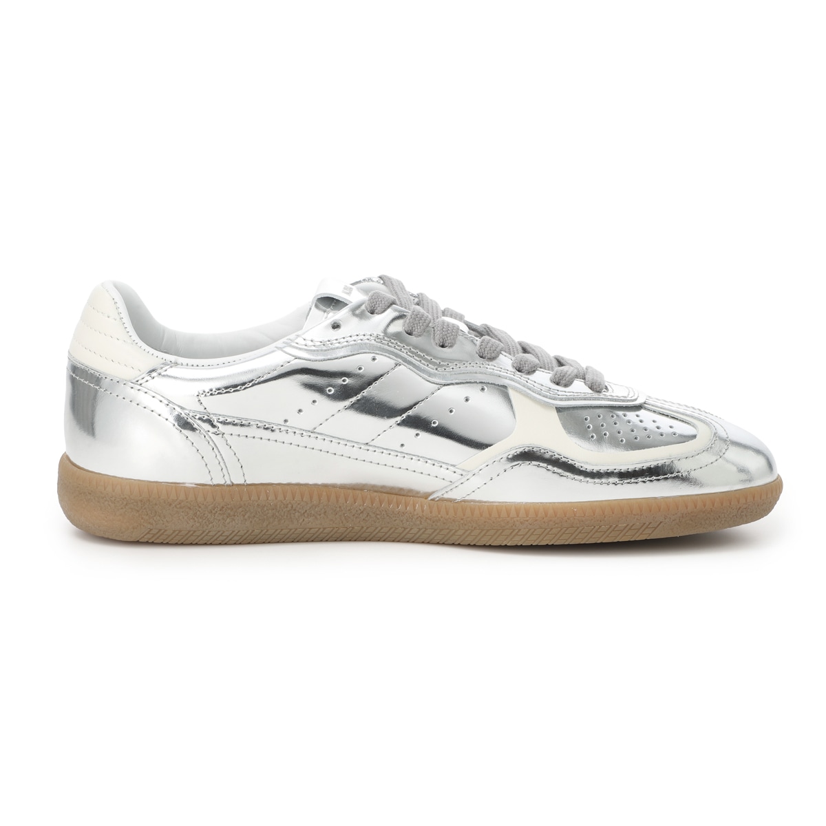 ALOHAS アロハス スニーカー/TB.490 Rife Leather Sneakers シルバー ロートップ ラバーソール【大きいサイズあり】 レディース