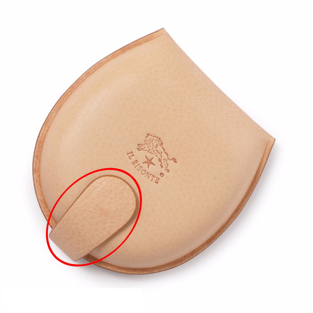 【訳あり】【アウトレット】IL BISONTE イルビゾンテ 馬蹄型 コインケース/C0543 【返品交換不可】