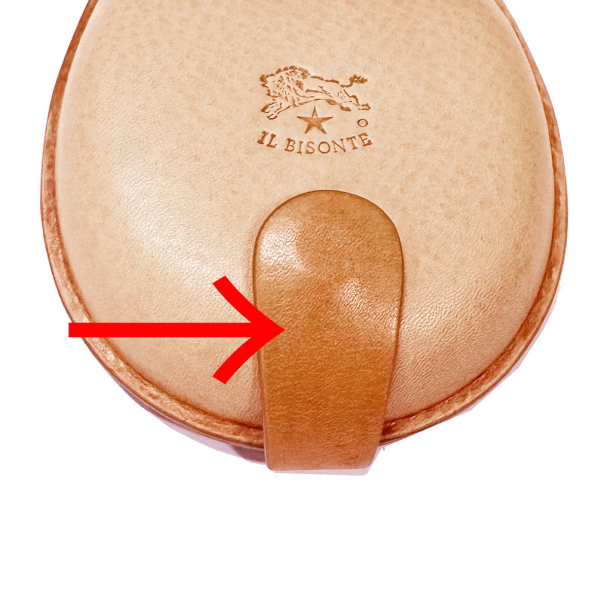 【訳あり】【アウトレット】IL BISONTE イルビゾンテ 馬蹄型 コインケース/C0543 【返品交換不可】