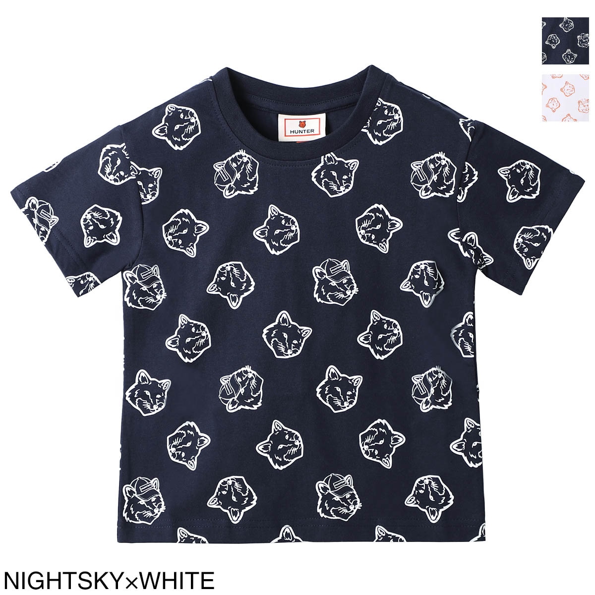 ネコポス対応(1点まで)』MAISON KITSUNE メゾンキツネ クルーネックT