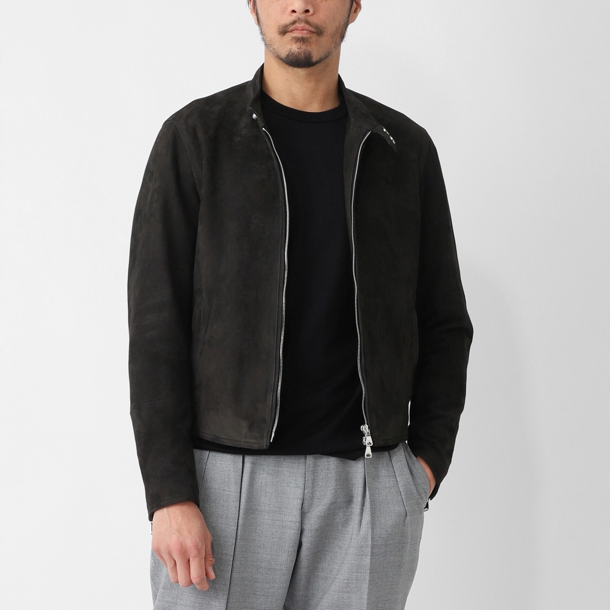 EMMETI エンメティ レザージャケット/ライダースジャケット/H UOMO アッカウォモ 干場義雅氏コラボモデル 【国内正規品】【大きいサイズあり】 メンズ