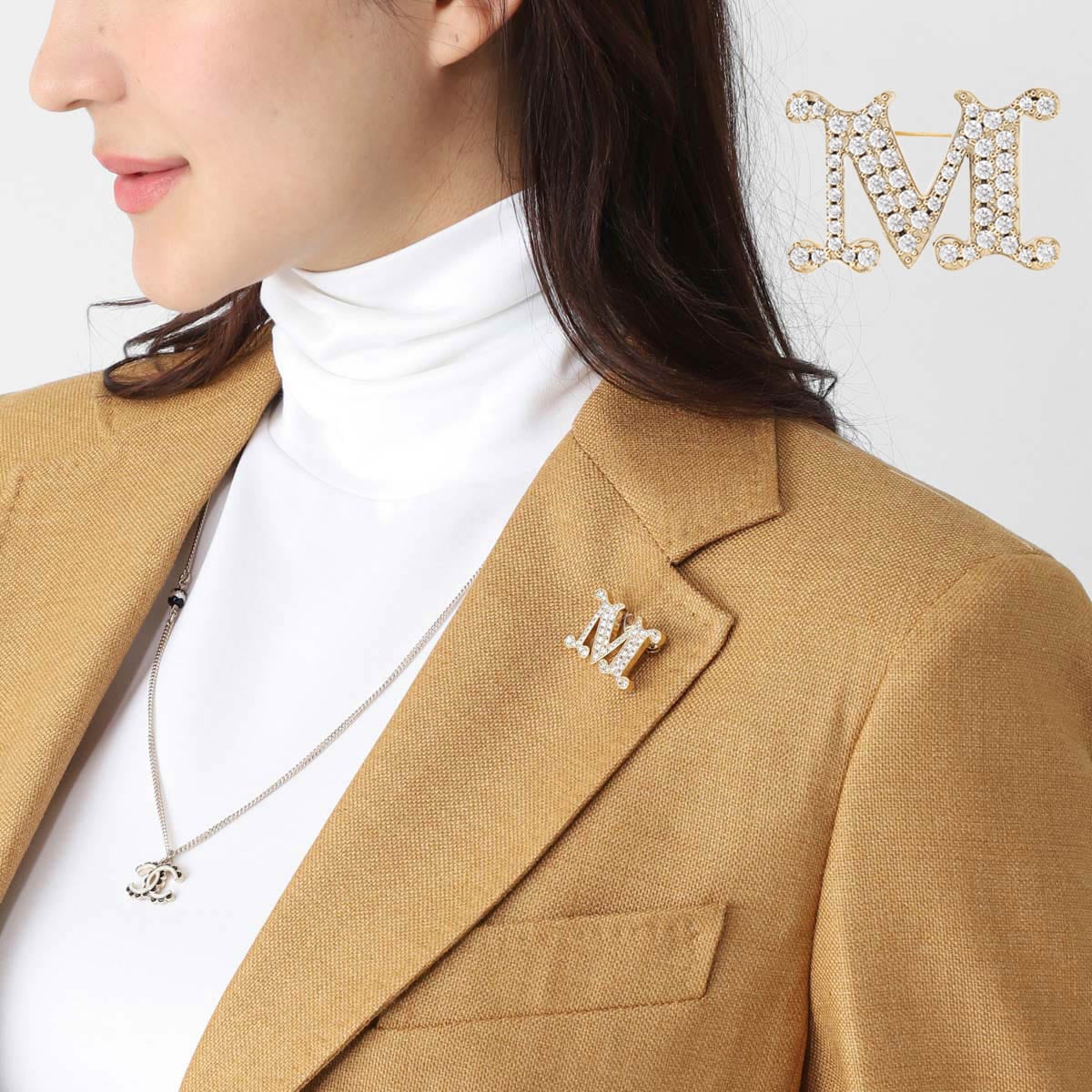 Max Mara マックスマーラ ブローチ/MXAFACELLA レディース