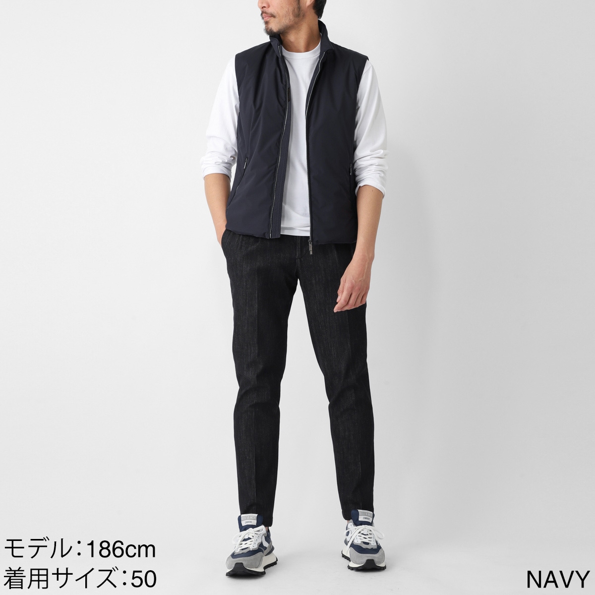 【アウトレット】【ラスト1点】MOORER ムーレー 中綿入り ベスト/SENIO-SKT【大きいサイズあり】 メンズ