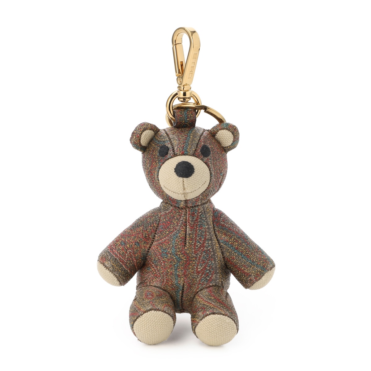 ETRO エトロ バッグチャーム/バッグチャームモチーフ/ARNICA BEAR CHARM アルニカ ペイズリー ベアーチャーム テディベア ジャガード生地 レディース