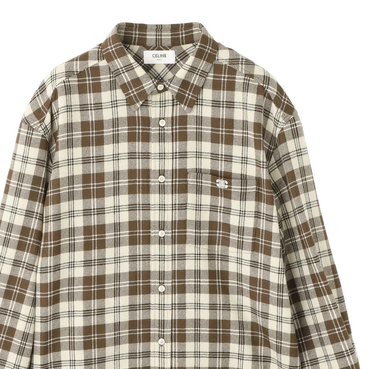 CELINE セリーヌ 長袖レギュラーカラーシャツ/リラックスシャツ メンズ