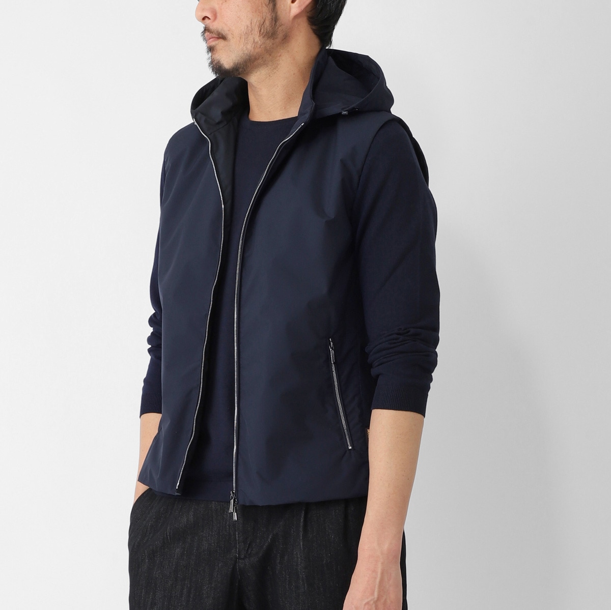 MOORER ムーレー ベスト/LUIS-STP ルイス【大きいサイズあり】 メンズ