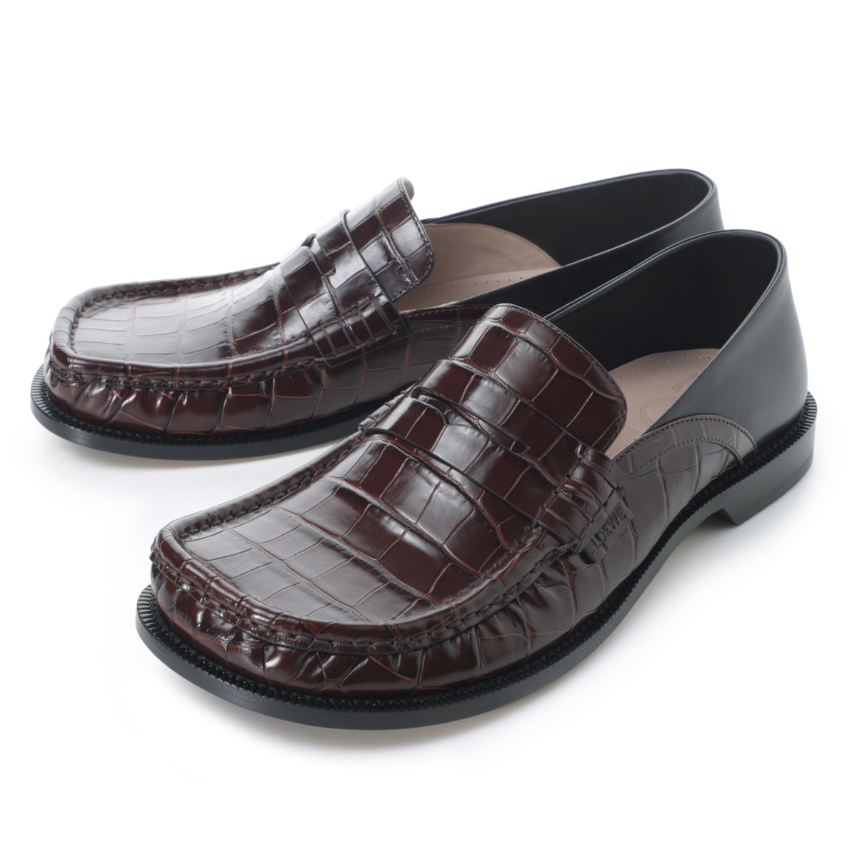 CELT&COBRA バッファローカーフレザーJK 幻品 LOEWE ロエベ ローファー/CAMPO FLAP BACK LOAFER カンポ フラップ
