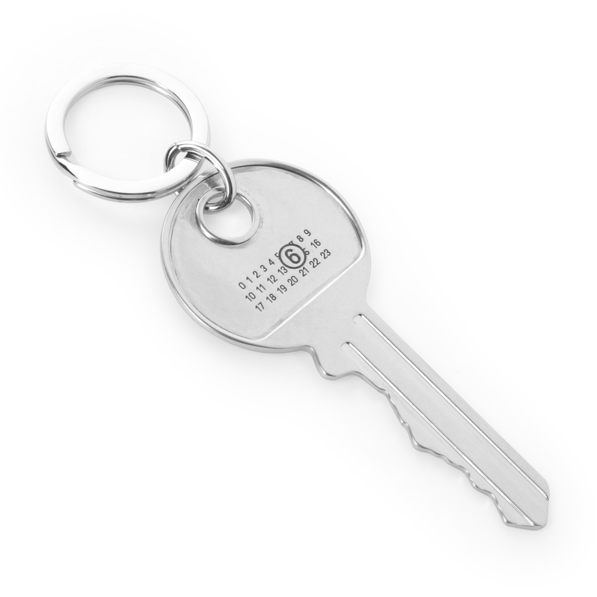 MM6 Maison Margiela エムエム 6 メゾンマルジェラ キーリング/バッグチャームシルバー/KEY KEYRING バッグチャーム レディース
