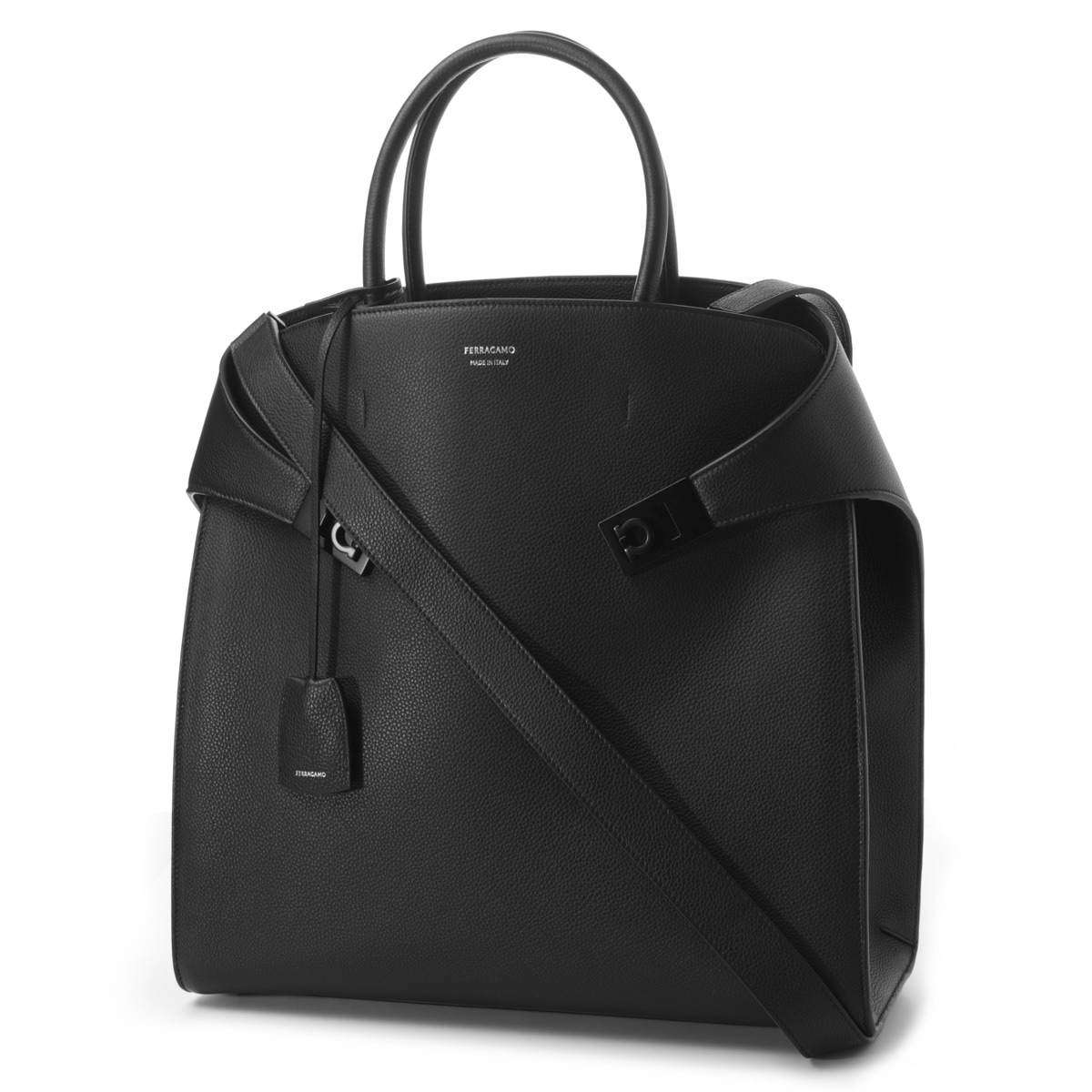 FERRAGAMO フェラガモ トートバッグ 2WAY/ショルダーバッグ/HUG TOTE BAG ハグ メンズ