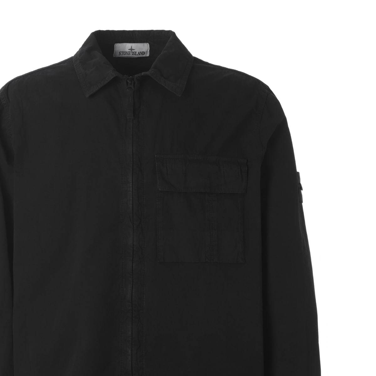 STONE ISLAND ストーンアイランド シャツジャケット/オーバーシャツ/1200008 BRUSHED ORGANIC COTTON CANVAS 'OLD' EFFECT メンズ
