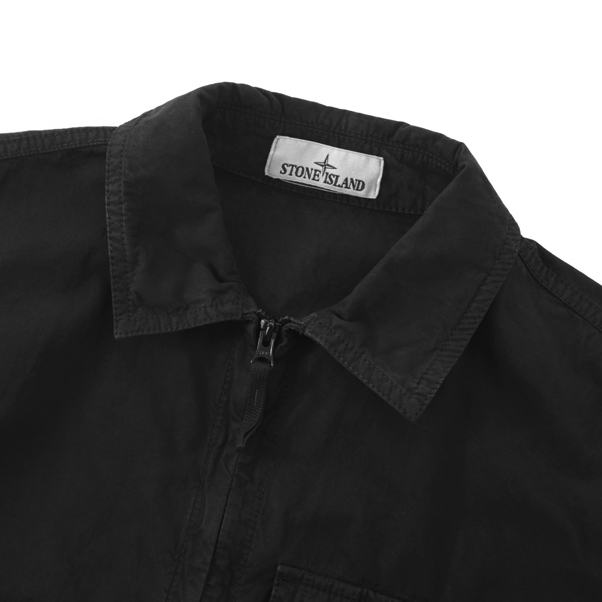 STONE ISLAND ストーンアイランド シャツジャケット/オーバーシャツ/1200008 BRUSHED ORGANIC COTTON CANVAS 'OLD' EFFECT メンズ