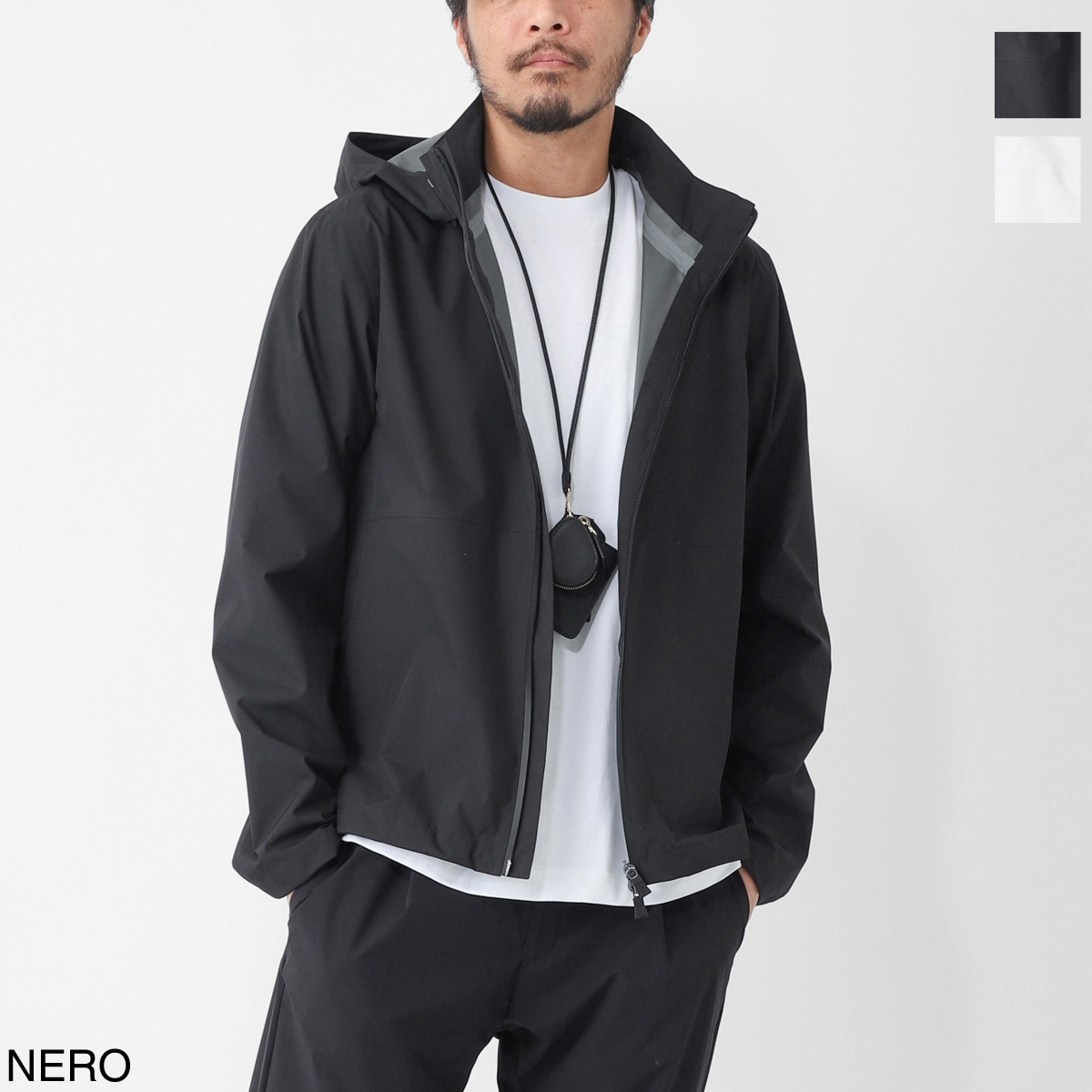 HERNO ヘルノ フーデッド ブルゾン/FUNCTIONAL WARDROBE 2 LAYER WINDSTOPPER ファンクショナル・ワードローブ メンズ