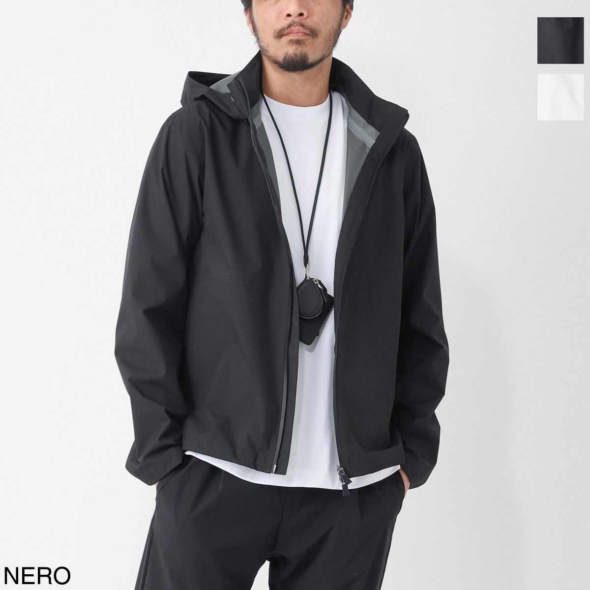 HERNO ヘルノ フーデッド ブルゾン/FUNCTIONAL WARDROBE 2 LAYER WINDSTOPPER ファンクショナル ...