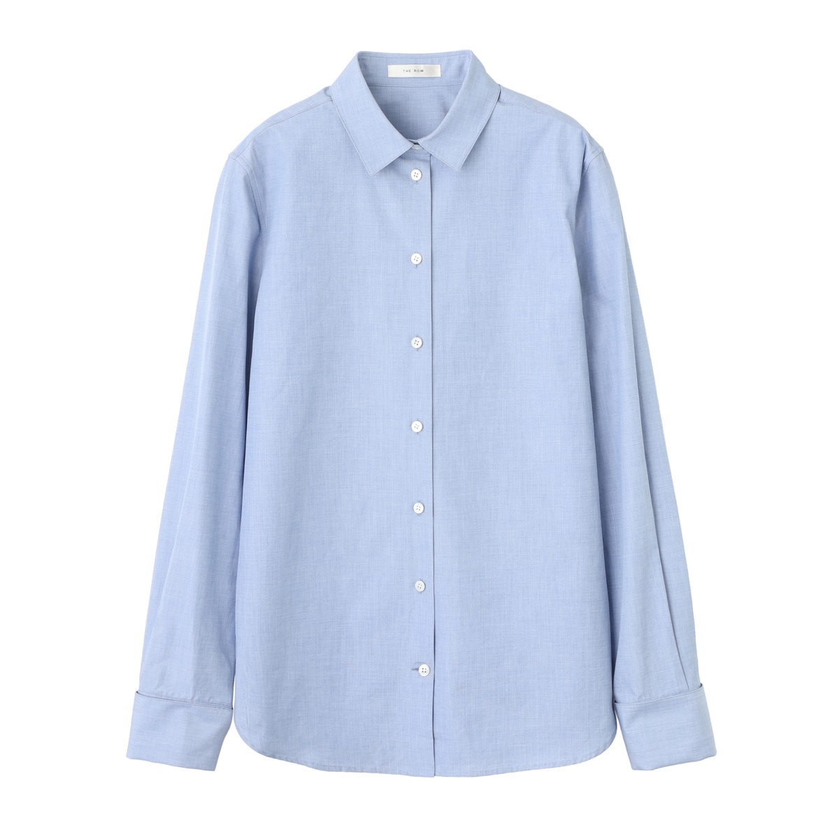 THE ROW ザ ロウ 長袖レギュラーカラーシャツ/METIS SHIRT コットンシャツ ドロップショルダー レディース