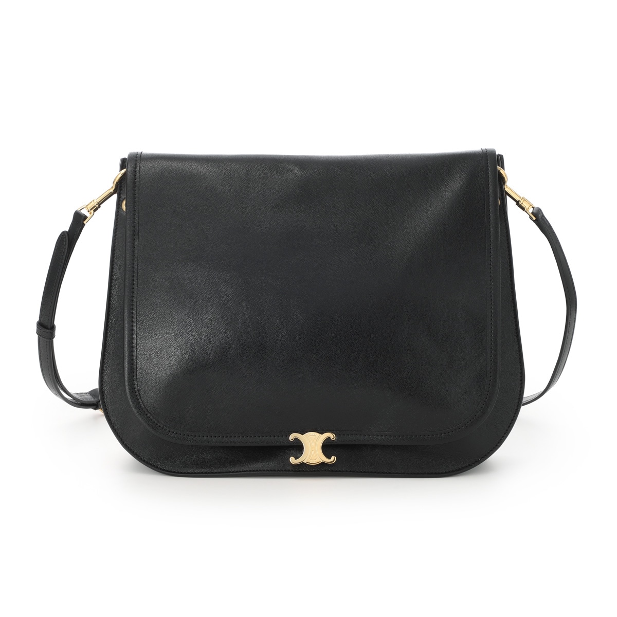 CELINE セリーヌ ショルダーバッグ/クロスボディバッグ/SOFT TRIOMPHE BESACE ブザス ソフト トリオンフ レディース