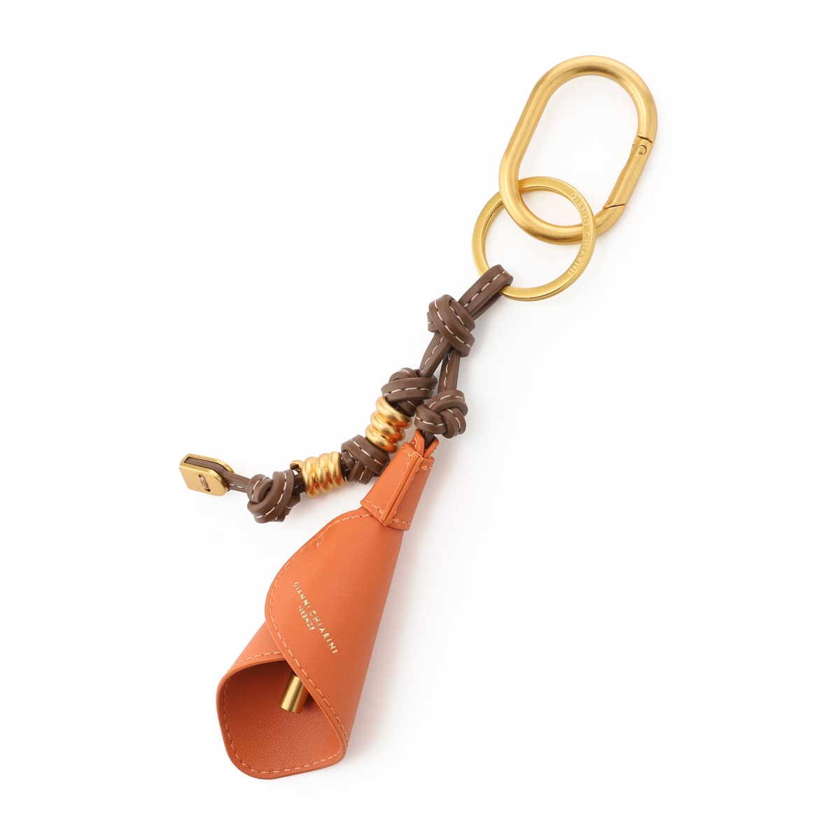 GIANNI CHIARINI ジャンニ キアリーニ キーリング/バッグチャームモチーフ/CALLA CHARM レザー バッグチャーム レディース