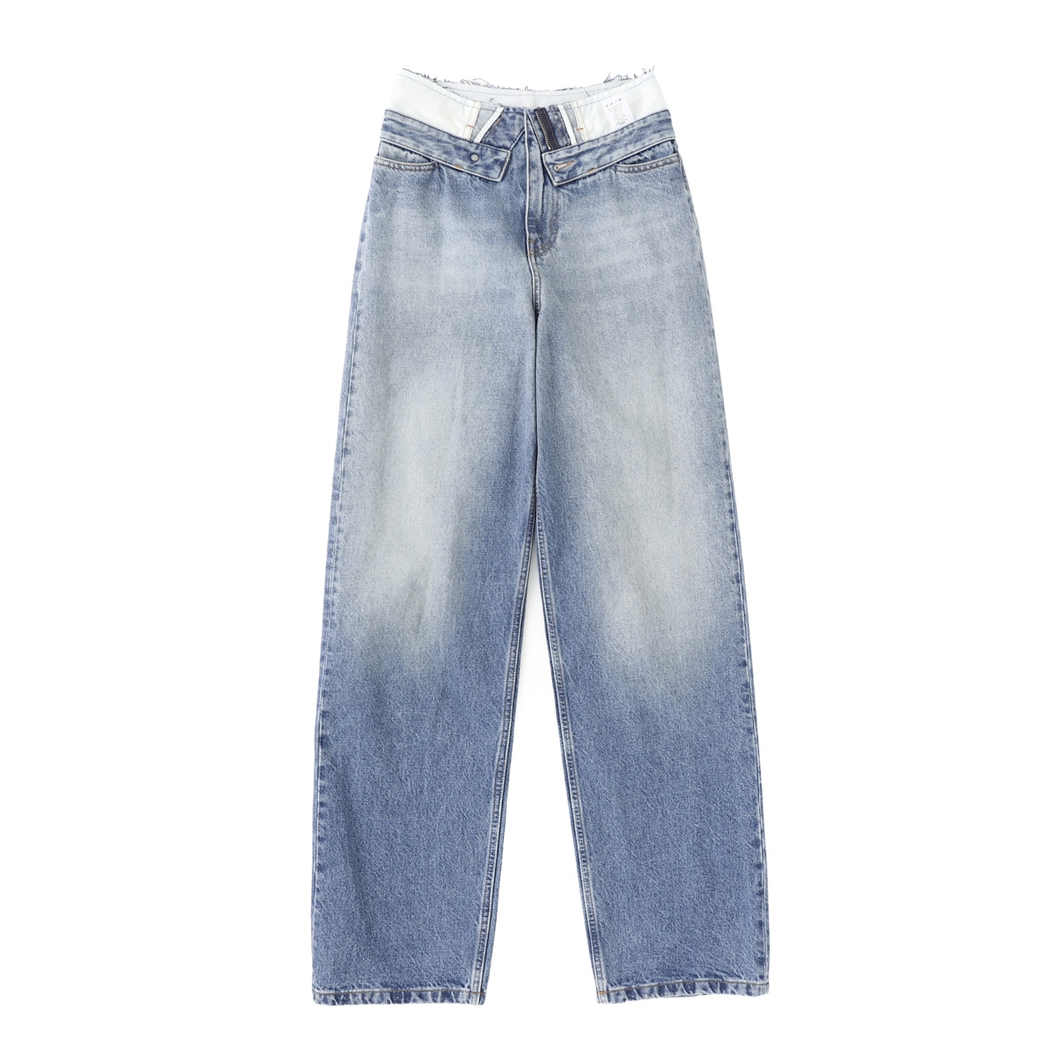 MM6 Maison Margiela エムエム 6 メゾンマルジェラ ジップフライジーンズ/STRAIGHT-LEG JEANS ストレートレッグジーンズ レディース