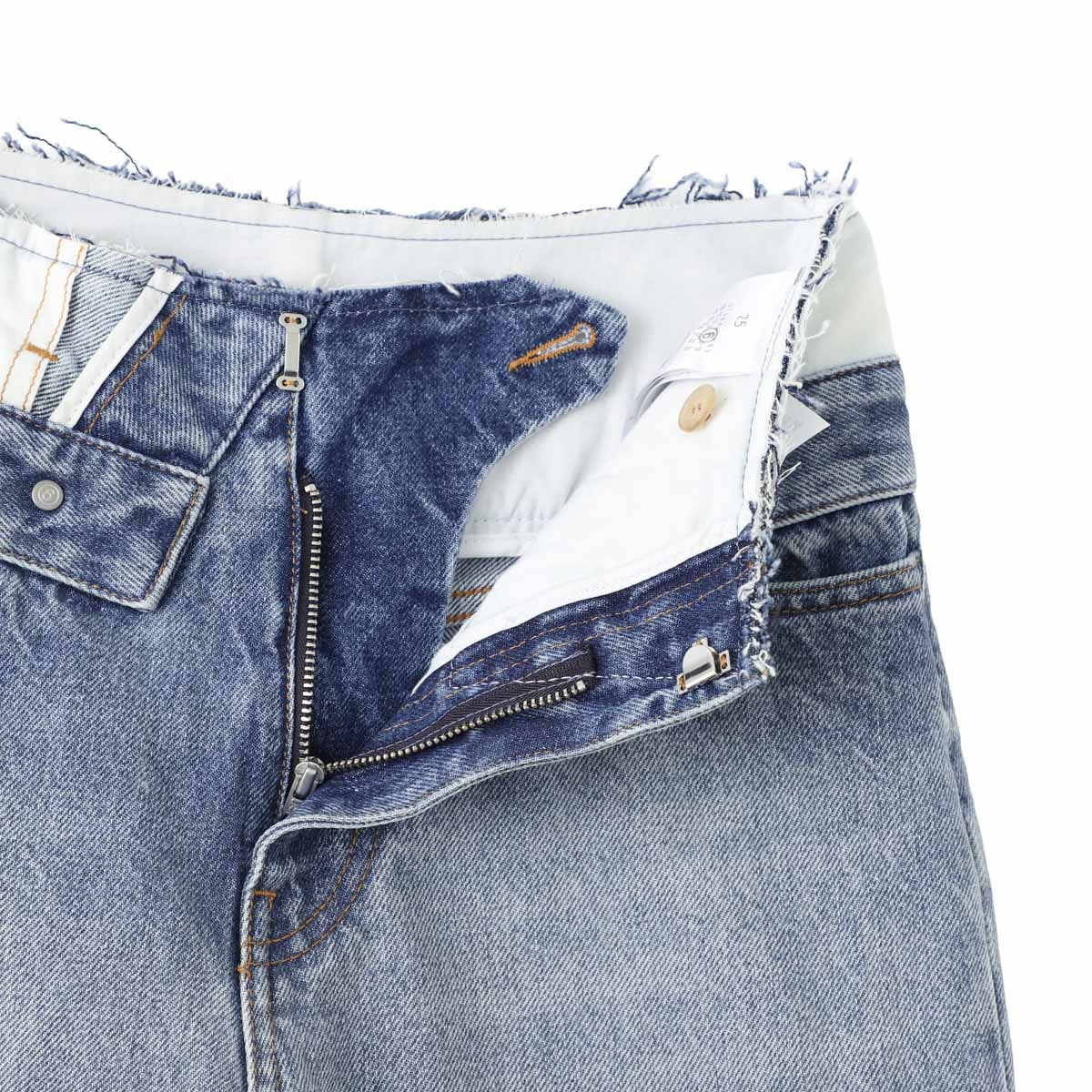 MM6 Maison Margiela エムエム 6 メゾンマルジェラ ジップフライジーンズ/STRAIGHT-LEG JEANS ストレートレッグジーンズ レディース