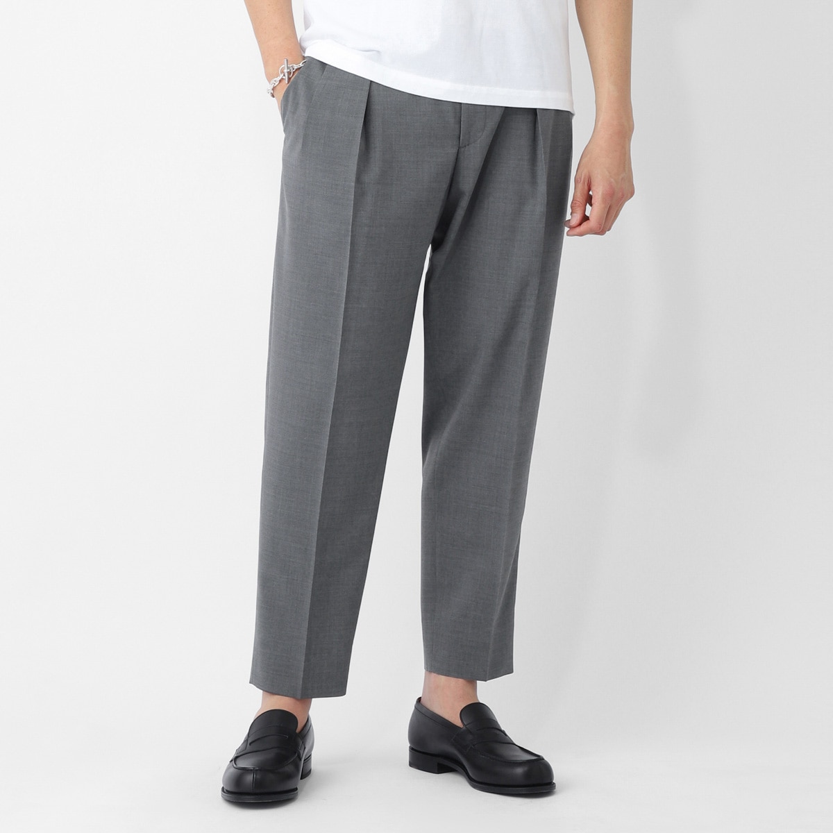 BRIGLIA 1949 ブリリア ツープリーツ スラックス/ウールパンツ/PORTOBELLO S EASY FIT メンズ