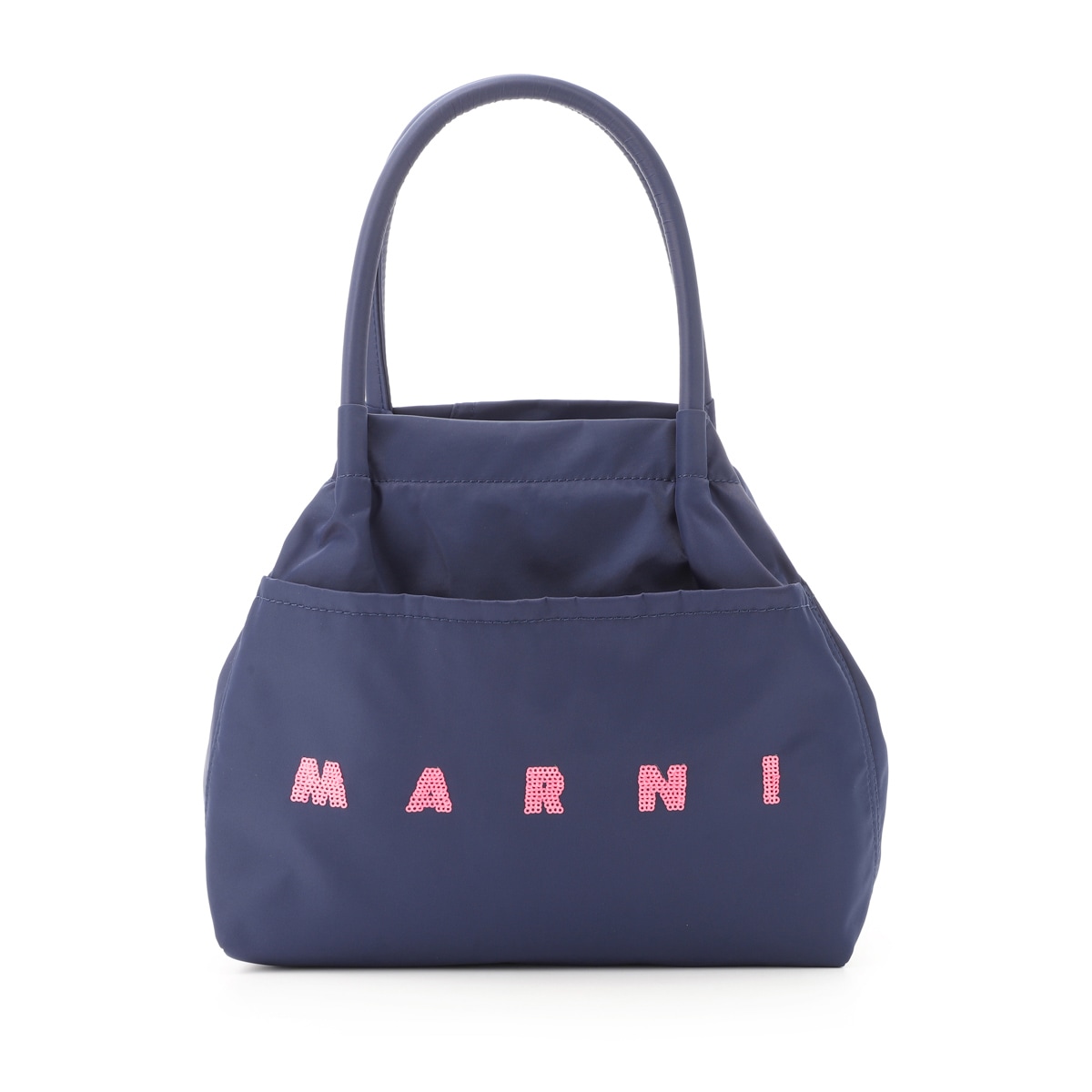 新品 MARNI ナイロン　ロゴハンドバッグ　トートバッグ　ブランド MARNI マルニ トートバッグ/KIDS キッズ ガールズ/ナイロン トート