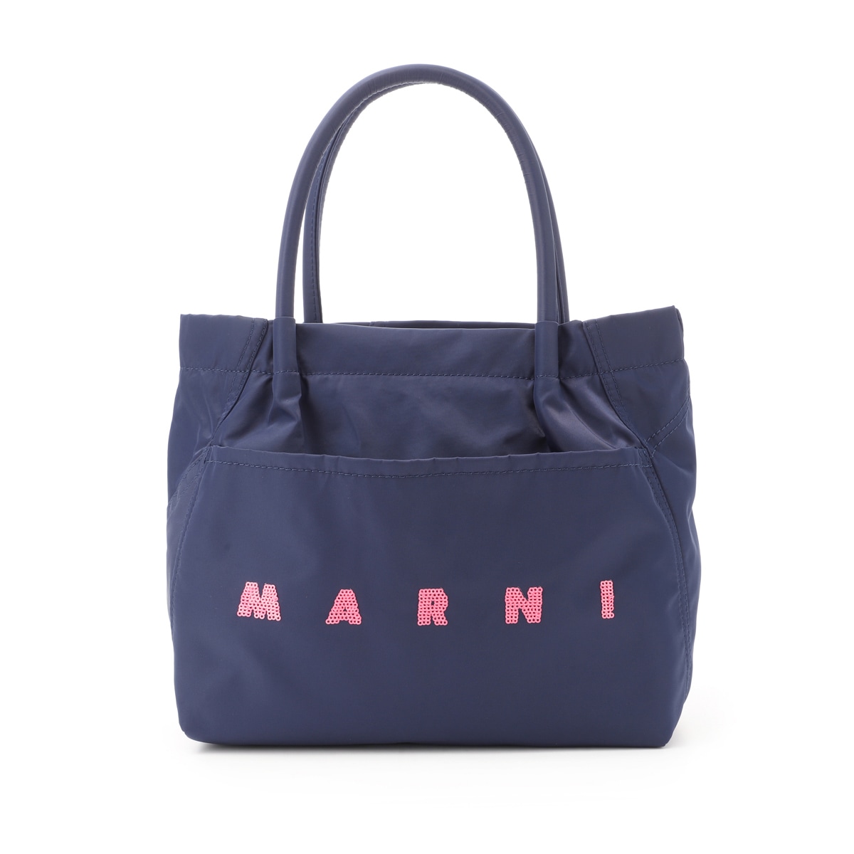 MARNI マルニ トートバッグ/KIDS キッズ ガールズ/ナイロン トートバッグ スパンコール ロゴ レディース