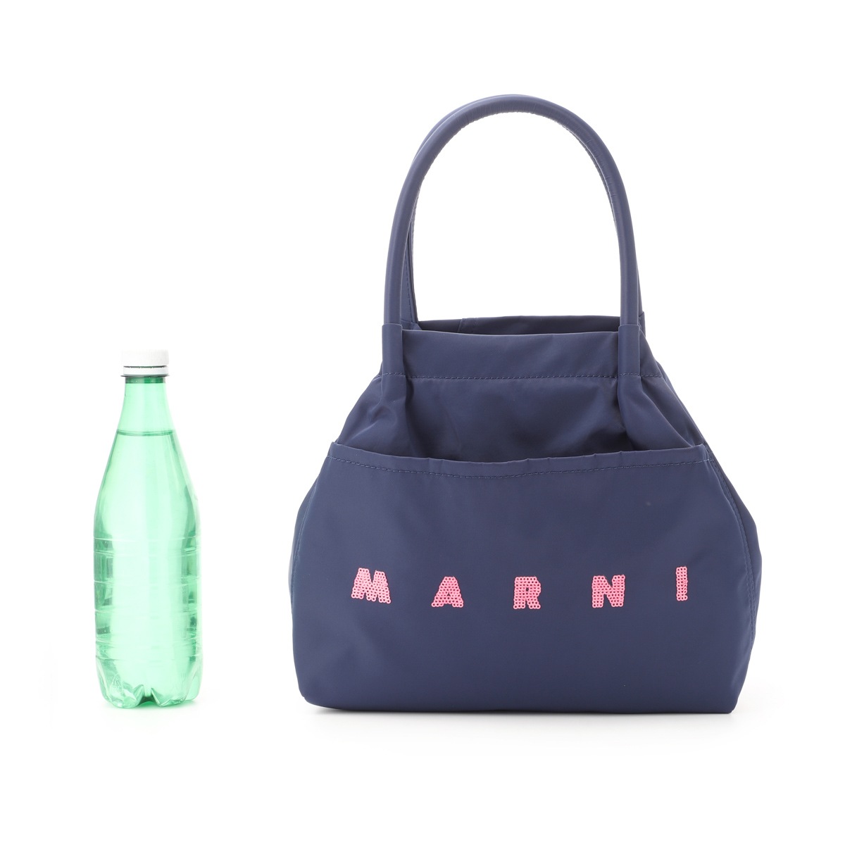 MARNI マルニ トートバッグ/KIDS キッズ ガールズ/ナイロン トートバッグ スパンコール ロゴ レディース