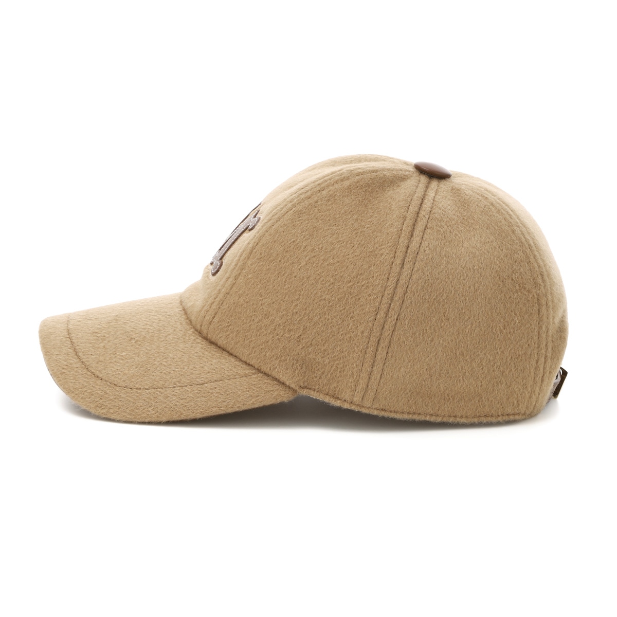 Max Mara マックスマーラ ベースボールキャップ/MXAFELTRE スエード Mロゴ レディース